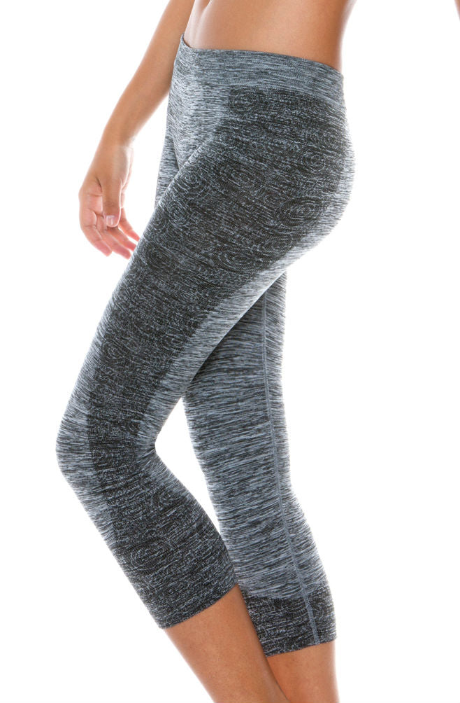 Control Body 610254 Sports Leggings Melange/Grey