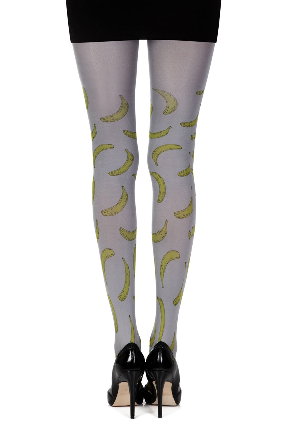 Zohara "Going Bananas" Grey Print Tights