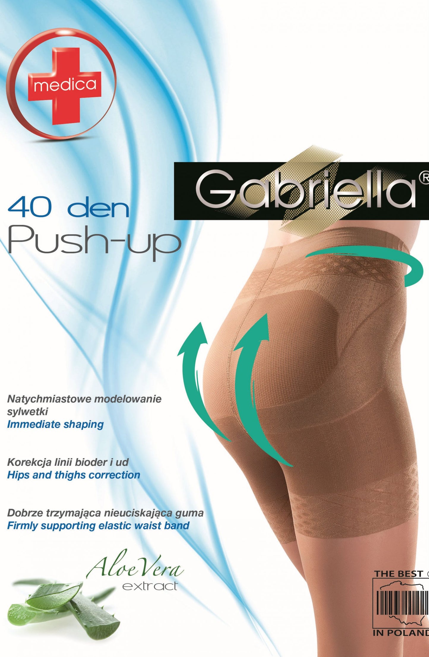 Gabriella Classic Push Up 40 Tights