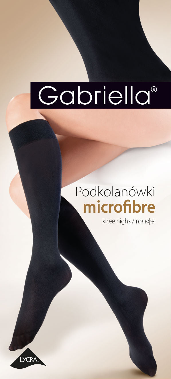 Microfibre 501 Knee Highs Grafit