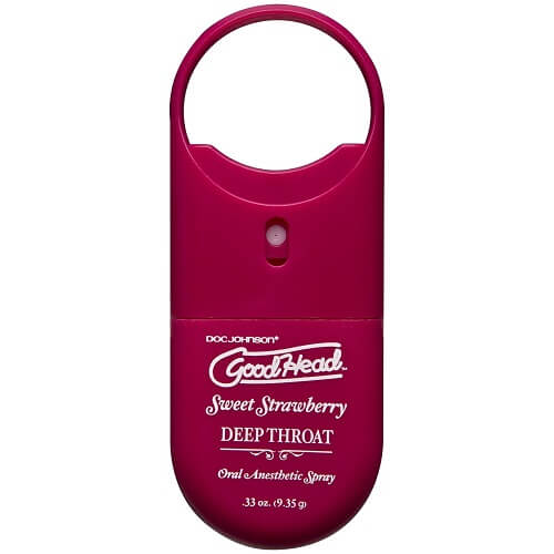 Doc Johnson GoodHead To-Go - Deep Throat Spray - Sweet Strawberry